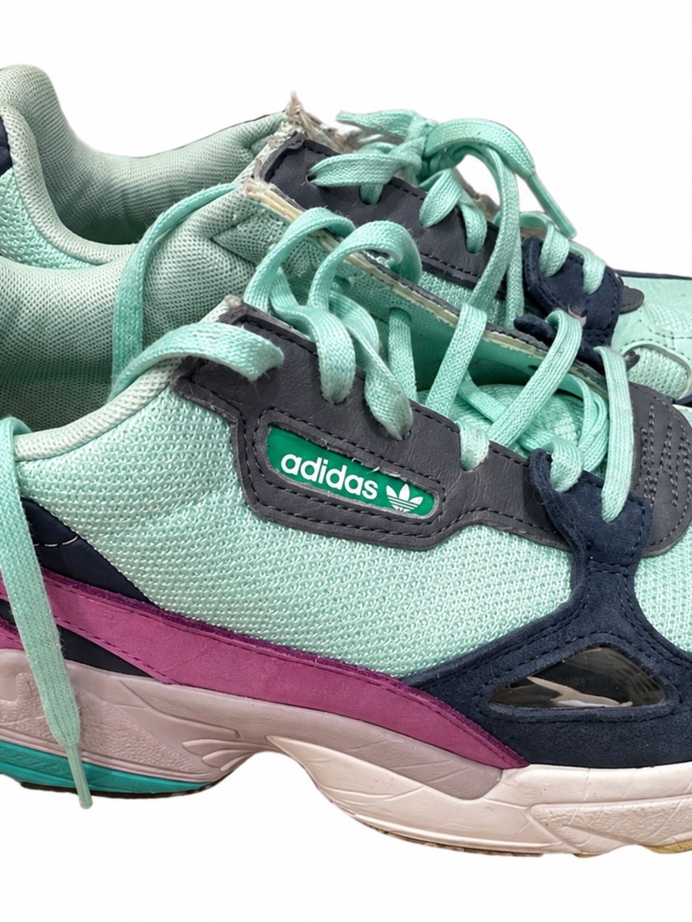 adidas Mint, Navy & Pink Women's Sneakers